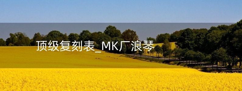 顶级复刻表_MK厂浪琴